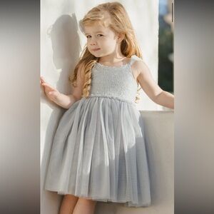 Noralee Camilla Dress - Frost - Size 18 Months